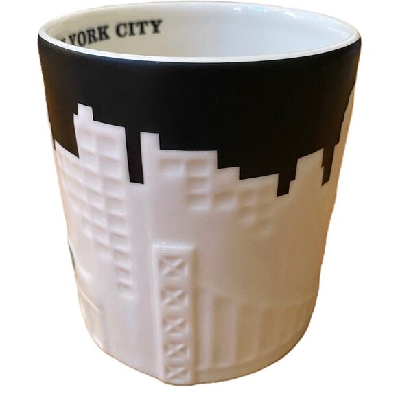 Starbucks New York City Taxi Edition Skyline City Mug Coffee 2012  3D Relief - Picture 2 of 10